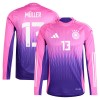 Maillot à Manches Longues Allemagne Muller 13 Extérieur Euro 2024 Pour Homme